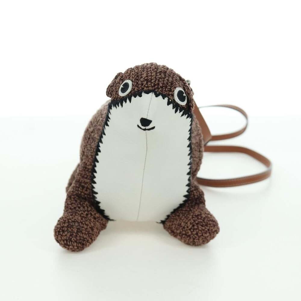 Loewe Leather Otter Bag Shoulder Bag Brown